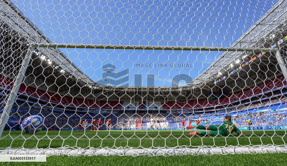 (PARIS 2024)FRANCE-LYON-OLY-FOOTBALL