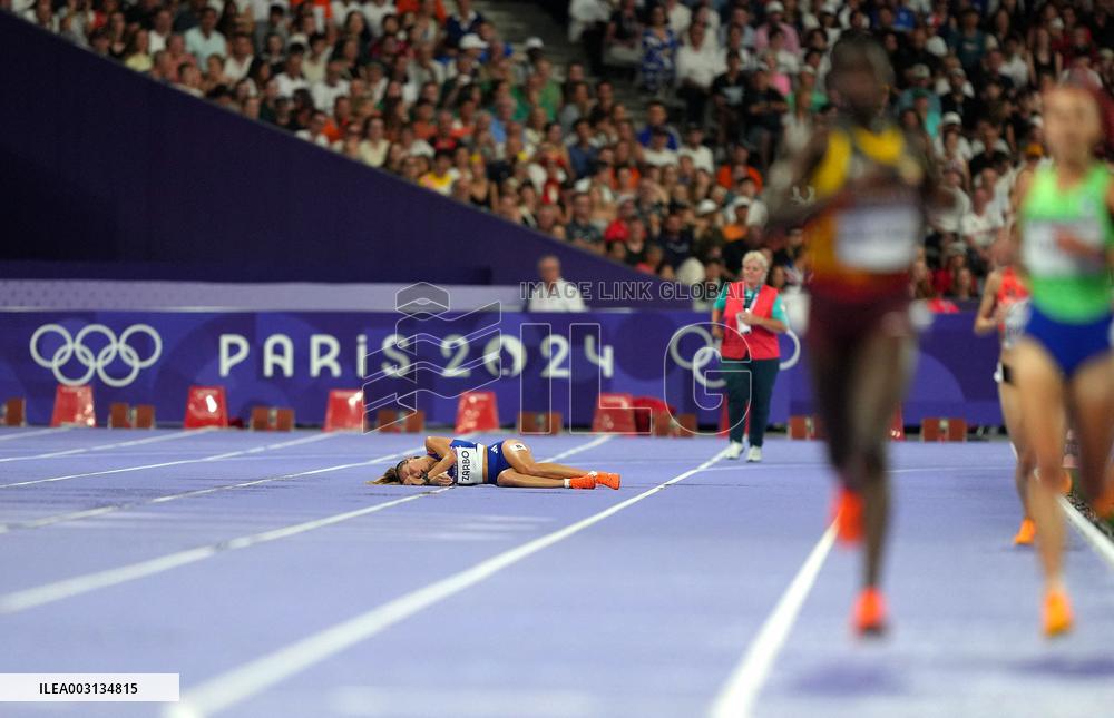 Paris 2024 - Alessia Zarbo Collapses During 10,000 m Final