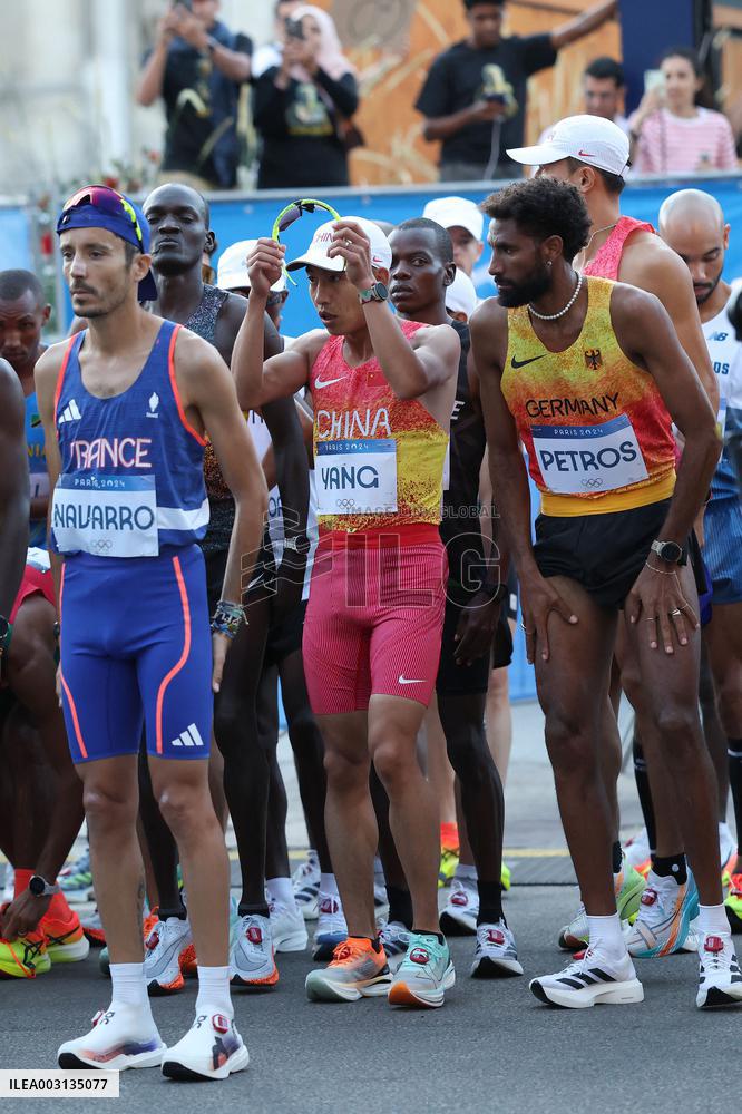 (PARIS2024) FRANCE-PARIS-OLY-ATHLETICS-MEN'S MARATHON