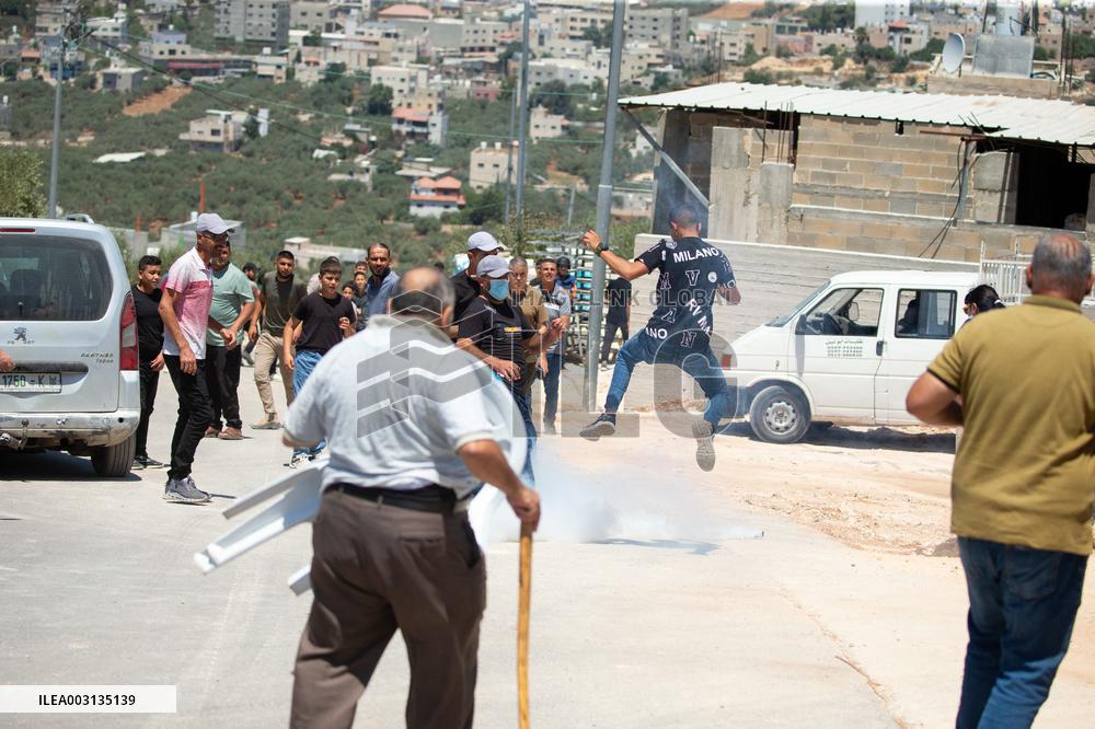 Palestinians Protest Against Israeli Settlements - West Bank
