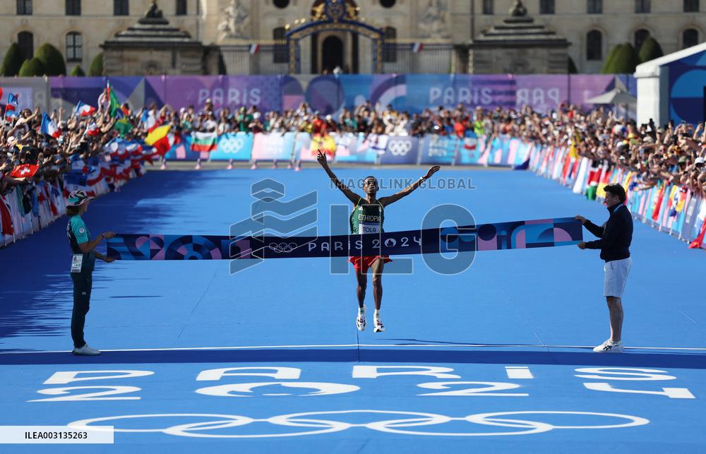Paris 2024 - Men's Marathon - Tamirat Tola Wins Gold