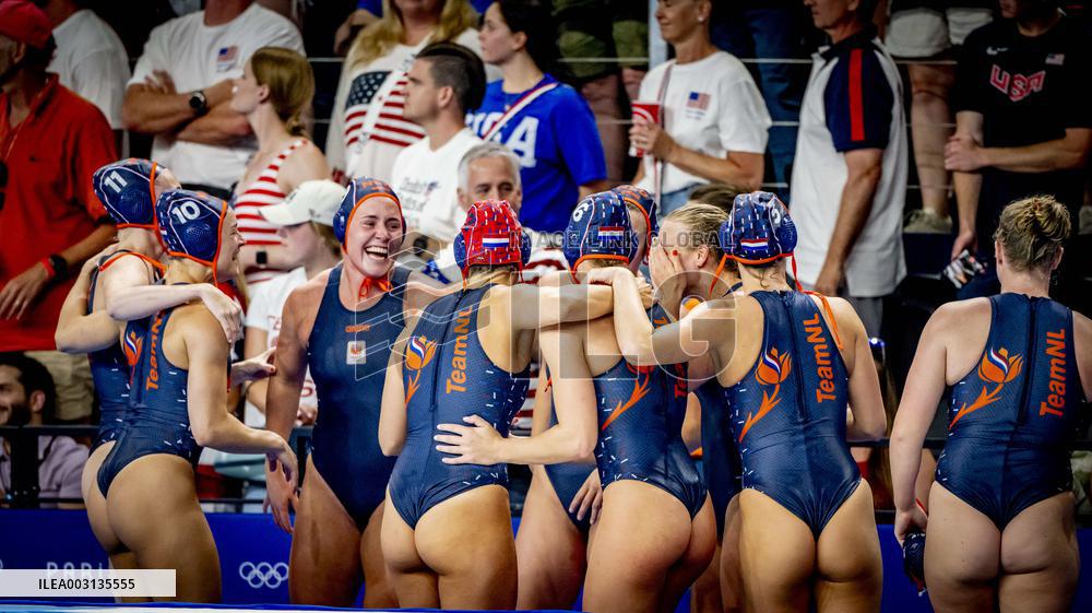 Paris 2024 - Netherlands Win Women's Bronze In Water Polo