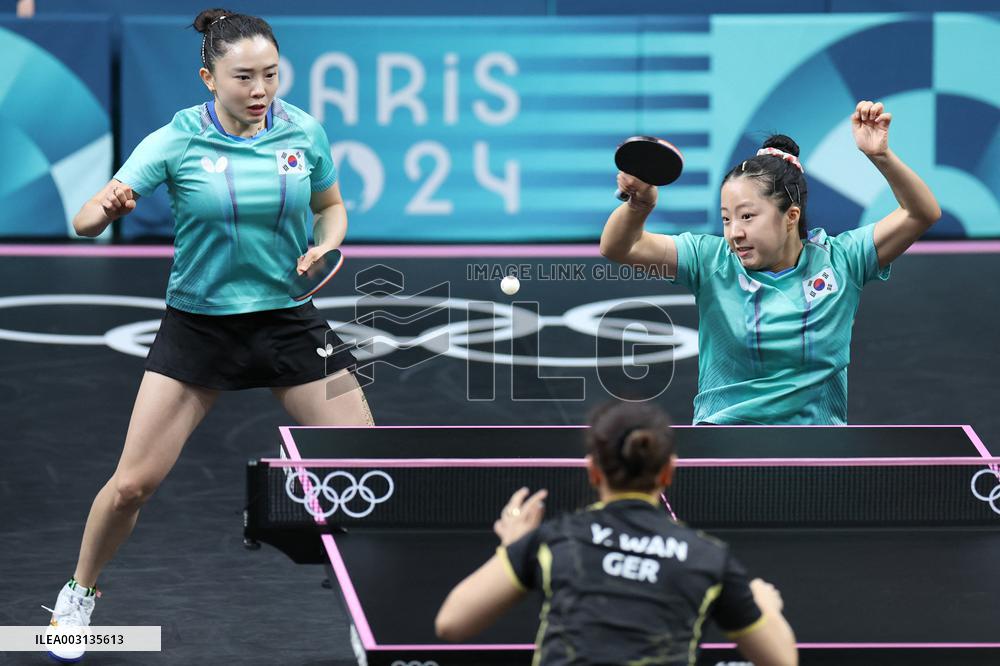 (PARIS2024)FRANCE-PARIS-OLY-TABLE TENNIS