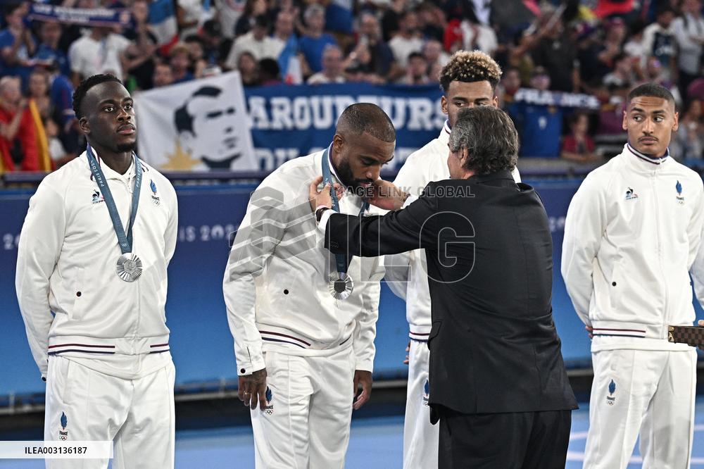 Paris 2024 - Football Podium - Team France Wins Silver