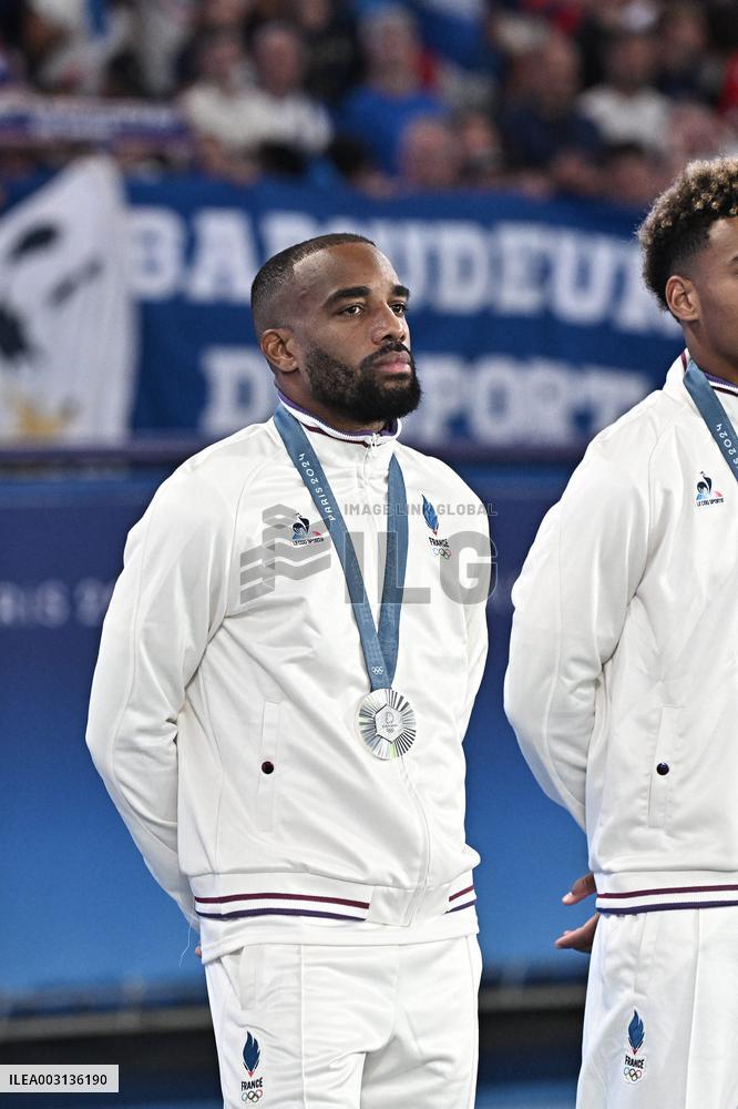 Paris 2024 - Football Podium - Team France Wins Silver