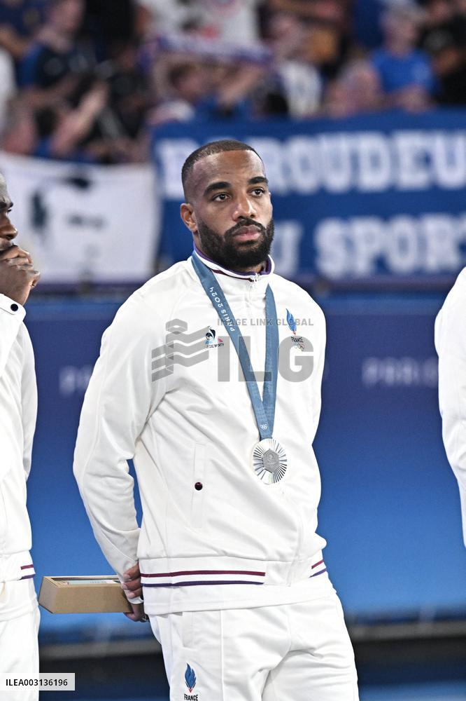 Paris 2024 - Football Podium - Team France Wins Silver