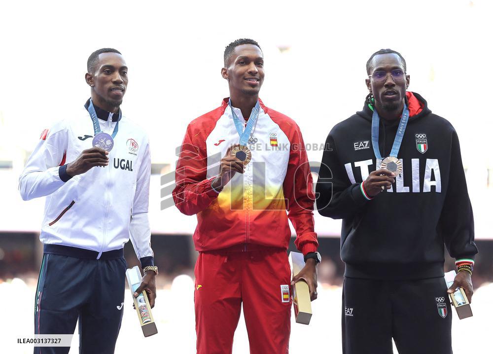 (PARIS2024) FRANCE-PARIS-OLY-ATHLETICS-TRIPLE JUMP-MEN