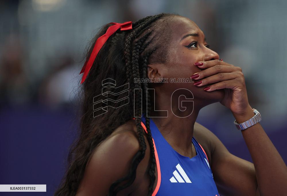 (PARIS2024) FRANCE-PARIS-OLY-ATHLETICS-100M HURDLES-WOMEN
