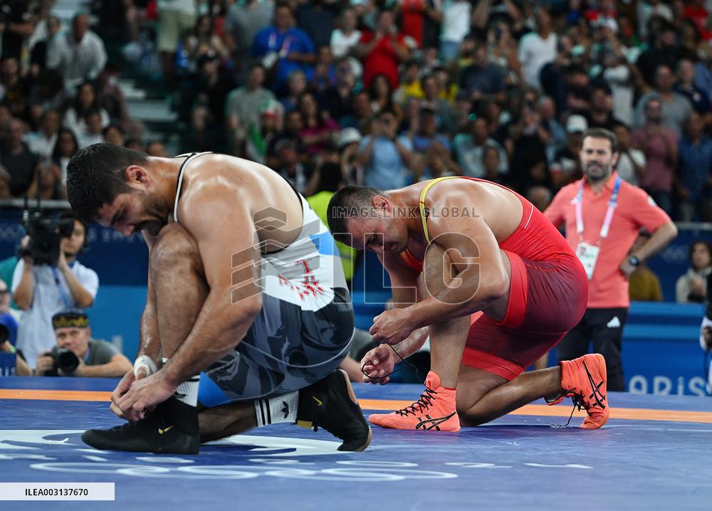 (PARIS2024) FRANCE-PARIS-OLY-WRESTLING