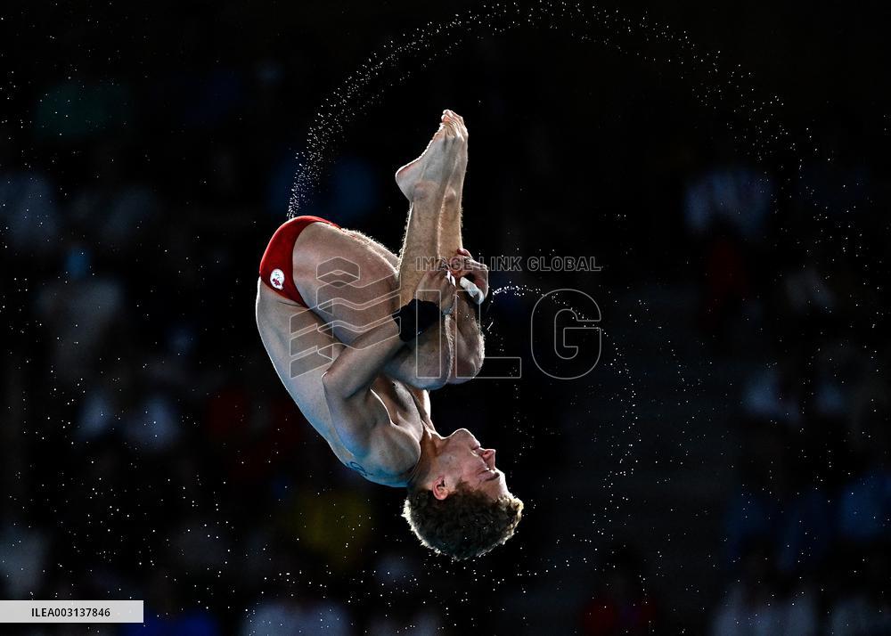 Paris 2024 - Men's Diving 10m Illustrations