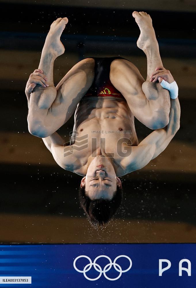 Paris 2024 - Men's Diving 10m Illustrations
