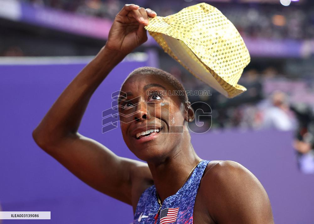 (PARIS2024) FRANCE-PARIS-OLY-ATHLETICS-4X400M RELAY-WOMEN