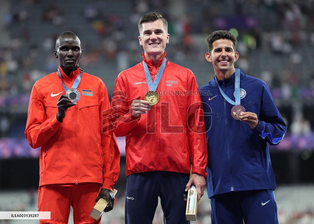 (PARIS2024) FRANCE-PARIS-OLY-ATHLETICS-5000M-MEN