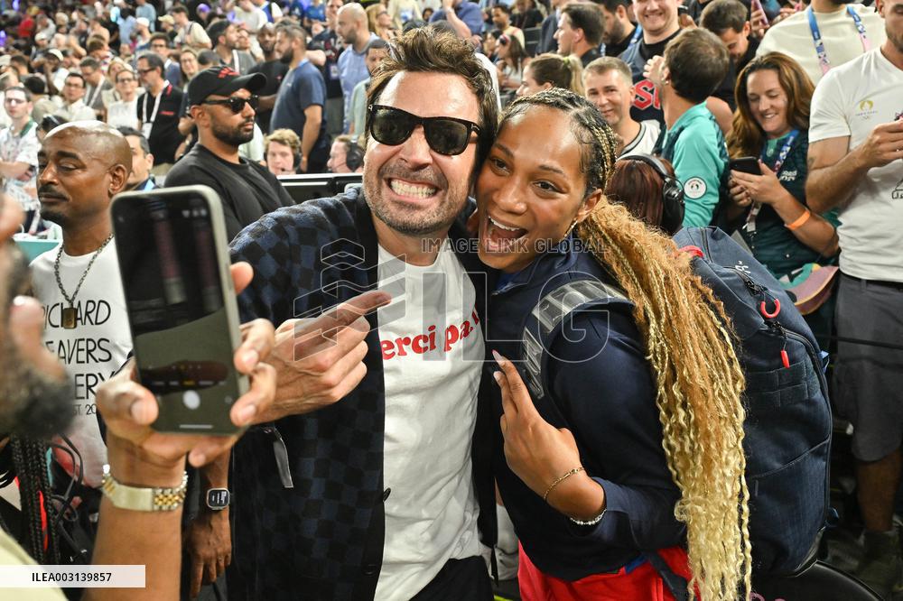 Paris 2024 - Jimmy Fallon At France v USA Basketball Final