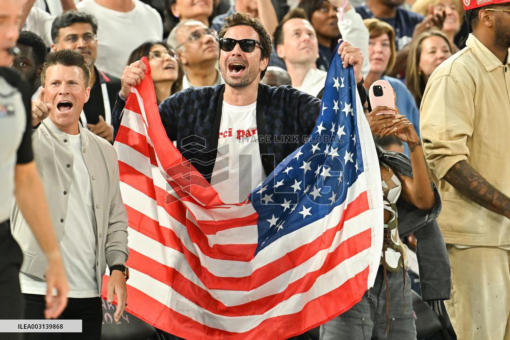 Paris 2024 - Jimmy Fallon At France v USA Basketball Final