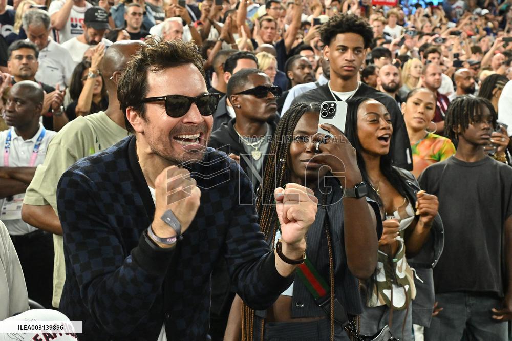 Paris 2024 - Jimmy Fallon At France v USA Basketball Final