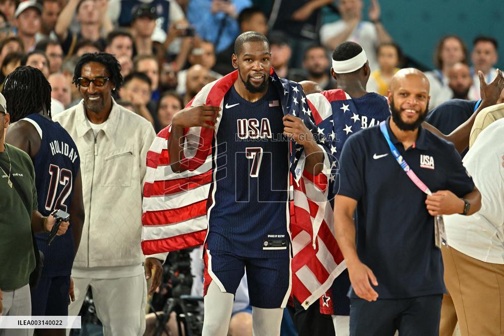 Paris 2024 - Team USA Wins Gold In Men’s Basketball