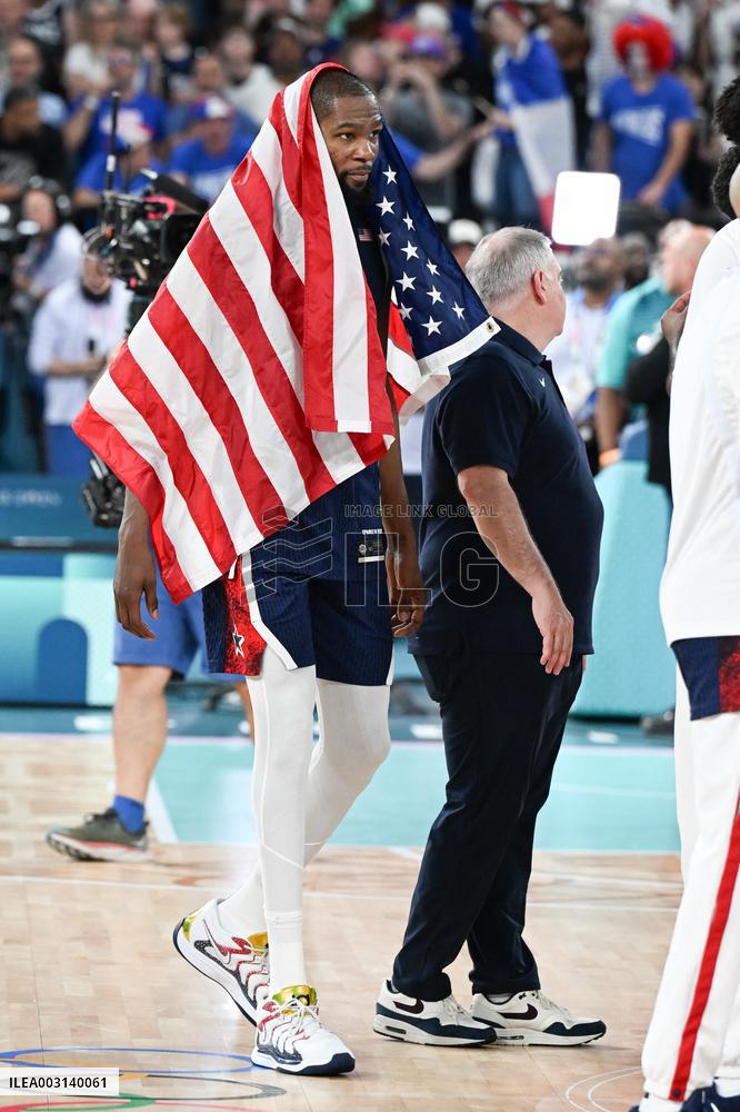 Paris 2024 - Team USA Wins Gold In Men’s Basketball