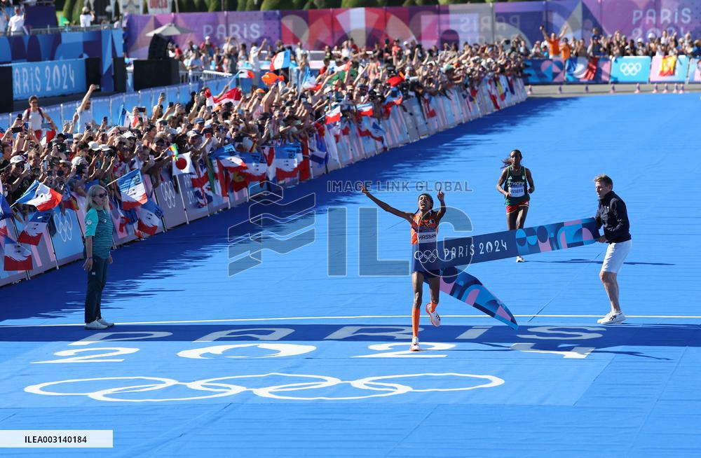 (PARIS2024) FRANCE-PARIS-OLY-ATHLETICS-WOMEN'S MARATHON