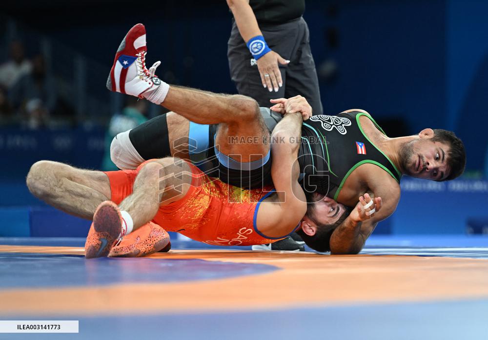 (PARIS2024) FRANCE-PARIS-OLY-WRESTLING