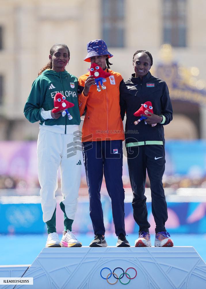 (PARIS2024) FRANCE-PARIS-OLY-ATHLETICS-WOMEN'S MARATHON
