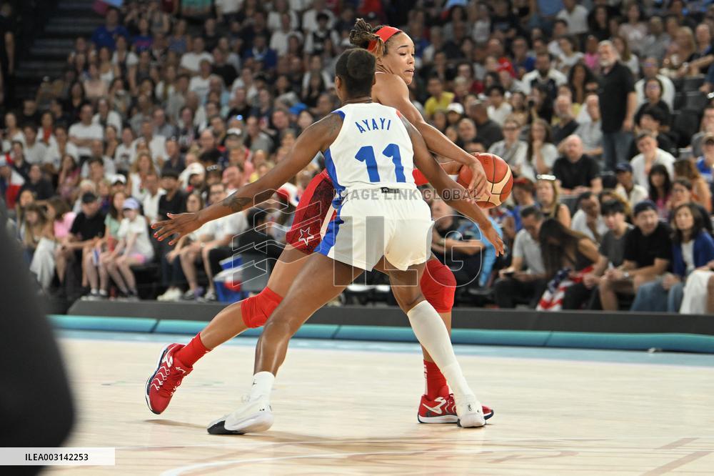 Paris 2024 - Women's Basketball France v USA