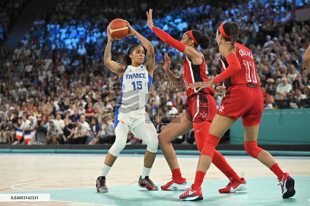 Paris 2024 - Women's Basketball France v USA