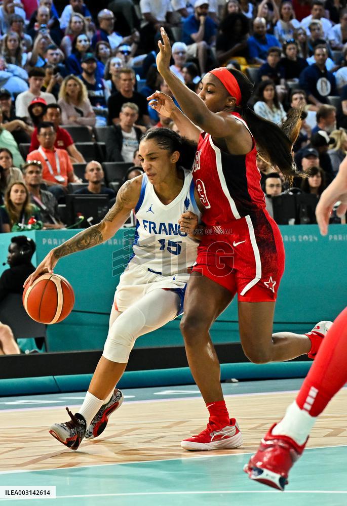 Paris 2024 - Women's Basketball Final France v USA