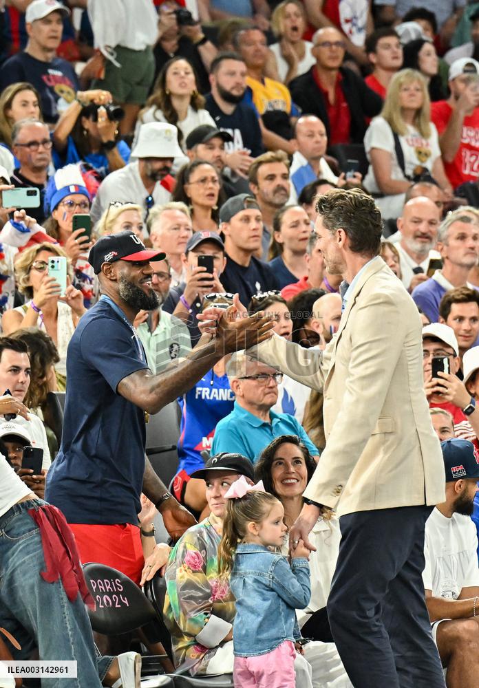 Paris 2024 - Paul Gasol At Women's Basketball Final
