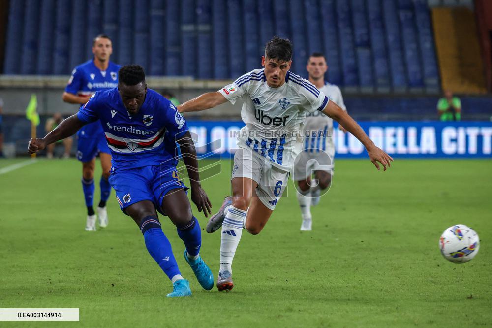 Italian football Coppa Italia match - UC Sampdoria vs Como 1907