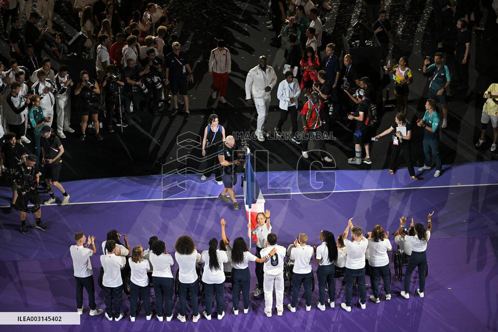 Paris 2024 - French Paralympic Team At Closing Ceremony