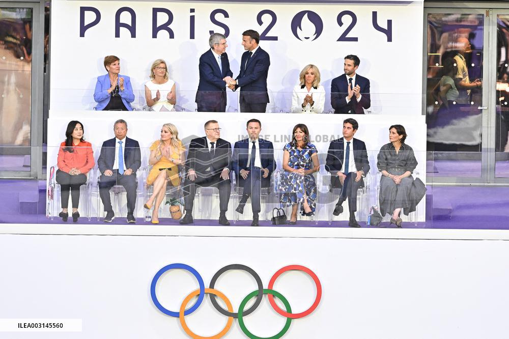 Paris 2024 - French Politics At Closing Ceremony