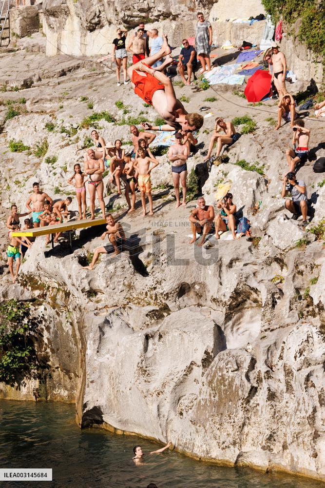 (SP)SLOVENIA-KANAL OB SOCI-33RD JUMPING EVENT