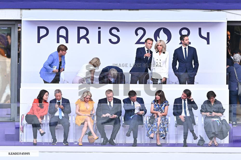 Paris 2024 - The Macrons Attend The Closing Ceremony