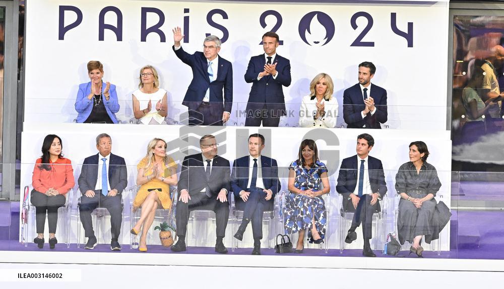 Paris 2024 - The Macrons Attend The Closing Ceremony