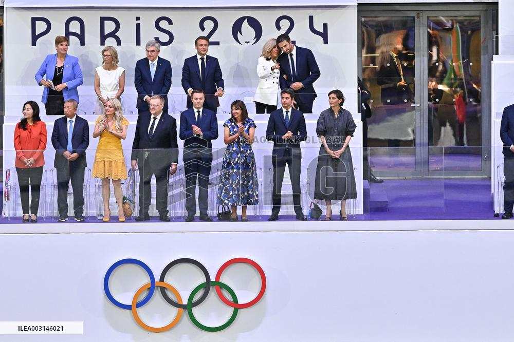 Paris 2024 - The Macrons Attend The Closing Ceremony