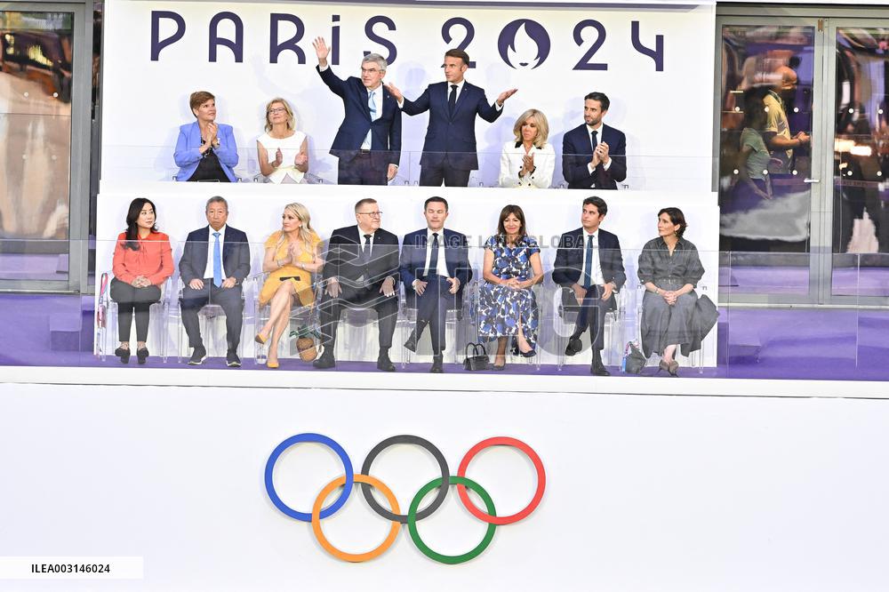 Paris 2024 - The Macrons Attend The Closing Ceremony