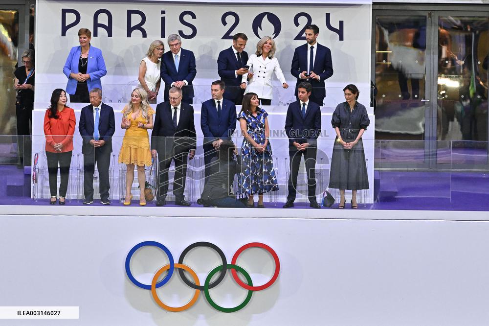 Paris 2024 - The Macrons Attend The Closing Ceremony