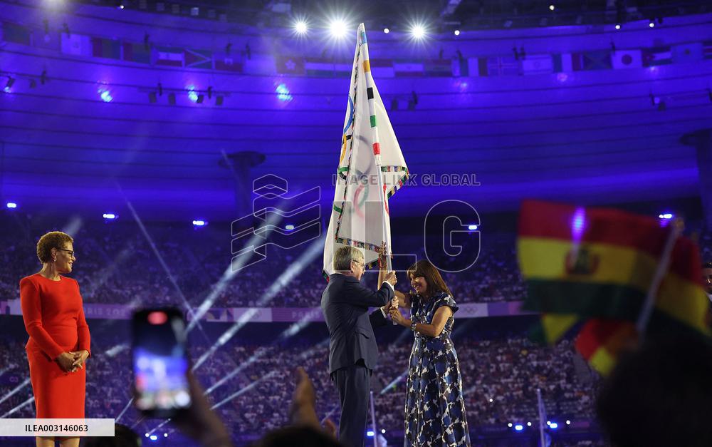 Paris 2024 - Olympic Flag Handover