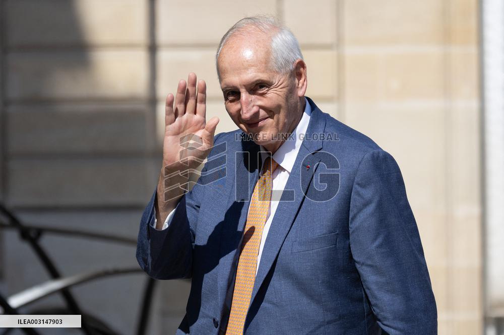 Meeting for contributors to the Paris 2024 Olympic Games at the Elysee - Paris