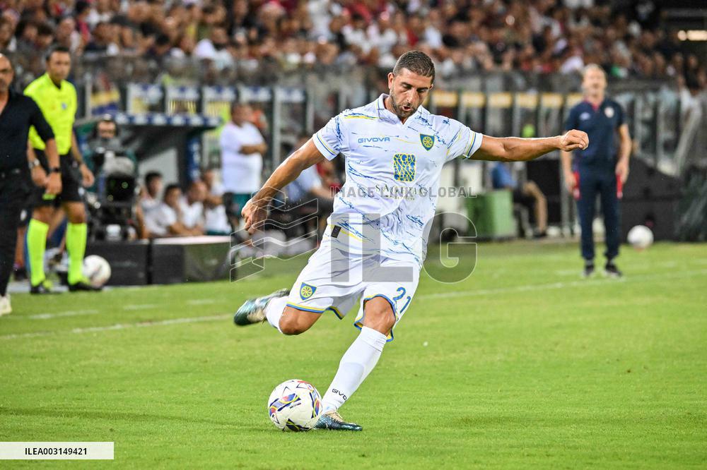 Italian football Coppa Italia match - Cagliari Calcio vs Carrarese Calcio