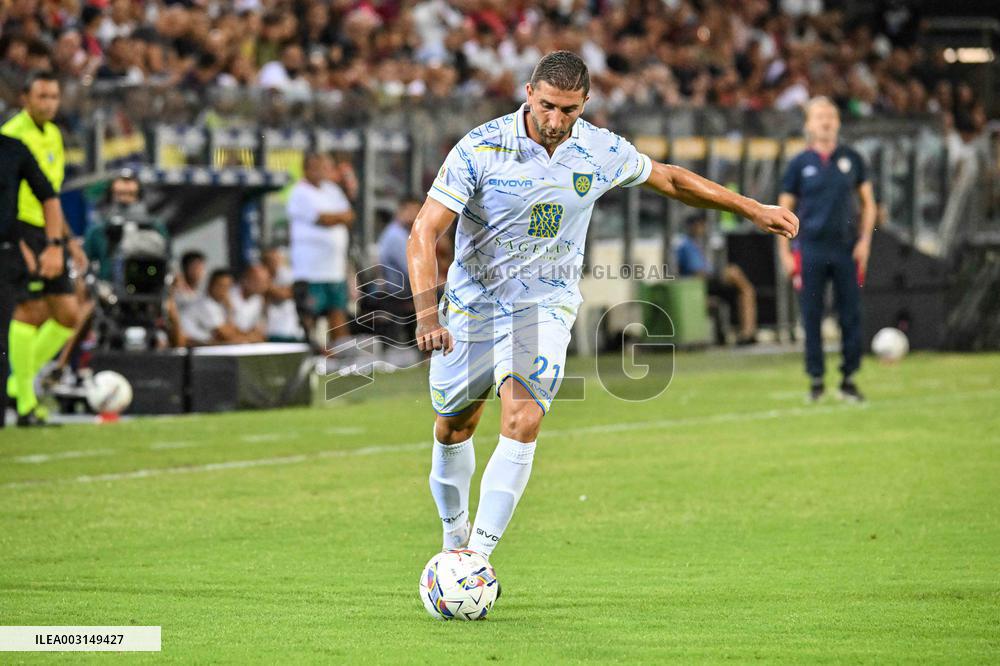 Italian football Coppa Italia match - Cagliari Calcio vs Carrarese Calcio