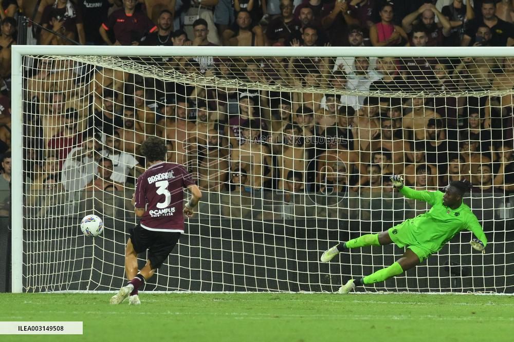 Italian football Coppa Italia match - US Salernitana vs Spezia Calcio