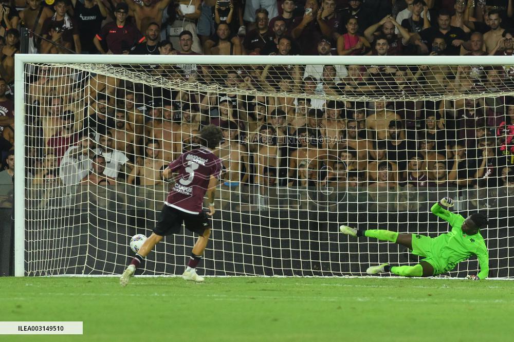 Italian football Coppa Italia match - US Salernitana vs Spezia Calcio