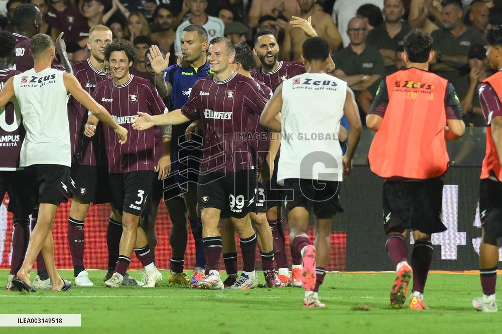 Italian football Coppa Italia match - US Salernitana vs Spezia Calcio
