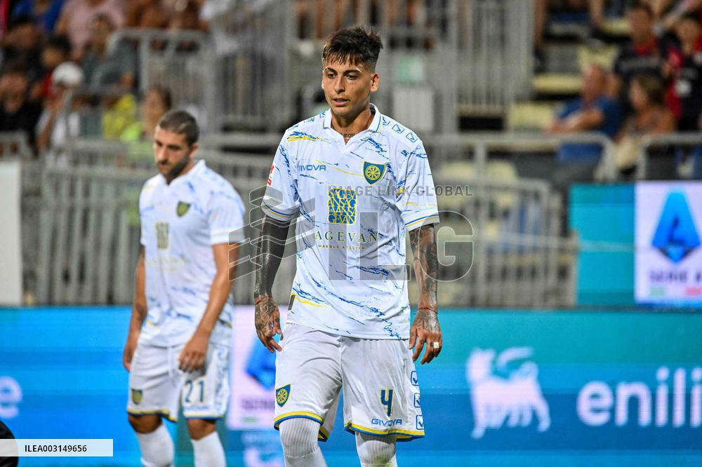 Italian football Coppa Italia match - Cagliari Calcio vs Carrarese Calcio