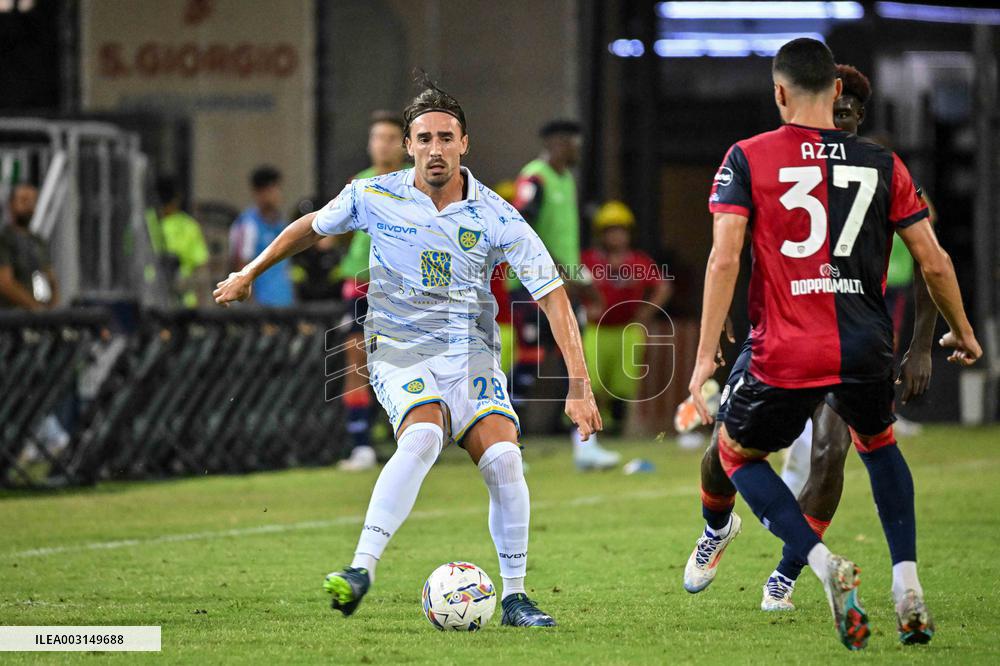 Italian football Coppa Italia match - Cagliari Calcio vs Carrarese Calcio