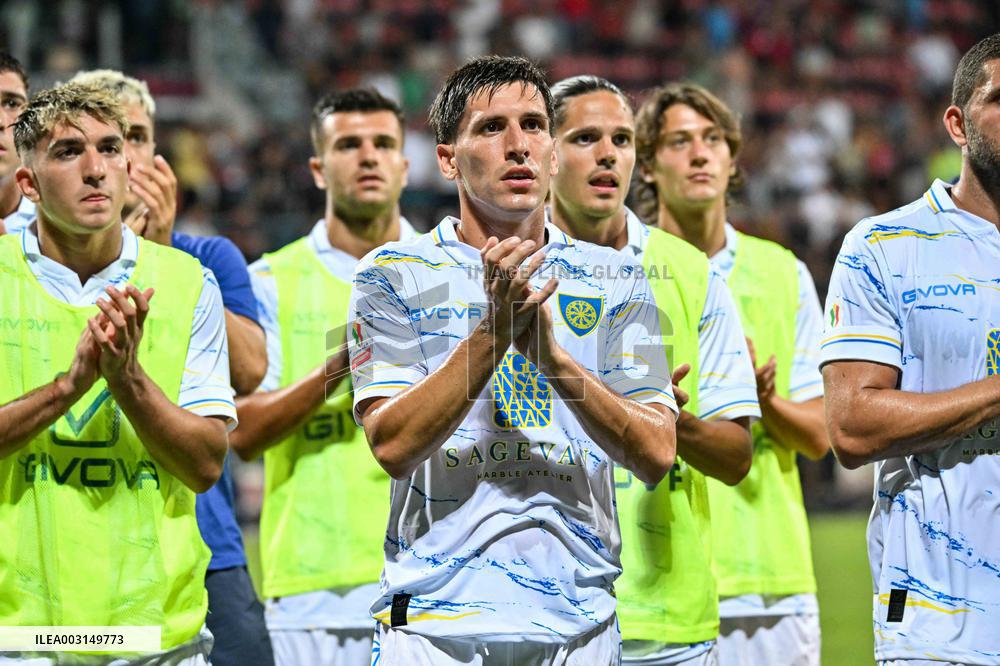 Italian football Coppa Italia match - Cagliari Calcio vs Carrarese Calcio