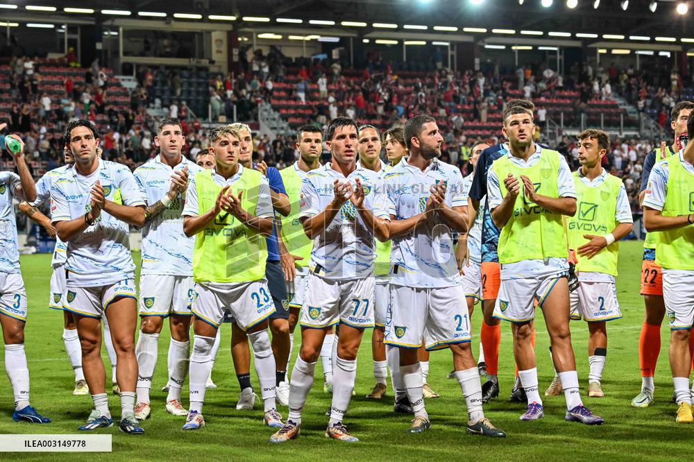 Italian football Coppa Italia match - Cagliari Calcio vs Carrarese Calcio