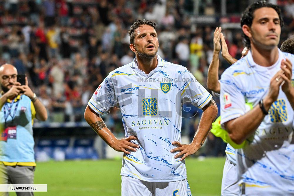 Italian football Coppa Italia match - Cagliari Calcio vs Carrarese Calcio